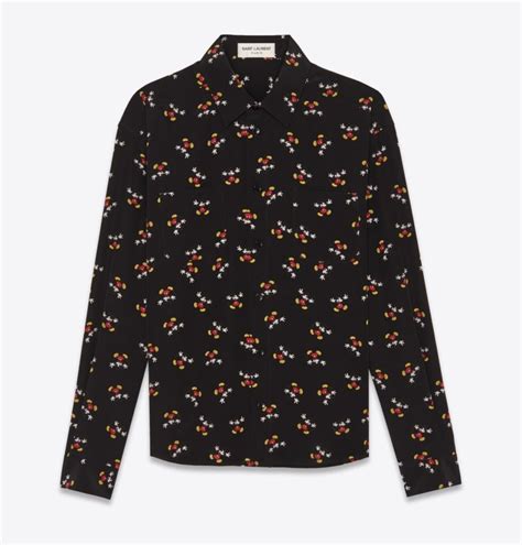 ysl mickey|Disney Saint Laurent Blouse Joins Mickey’s 90th Celebration.